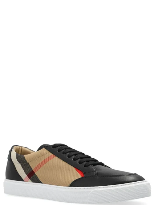 Burberry Check Sneaker in Cotton