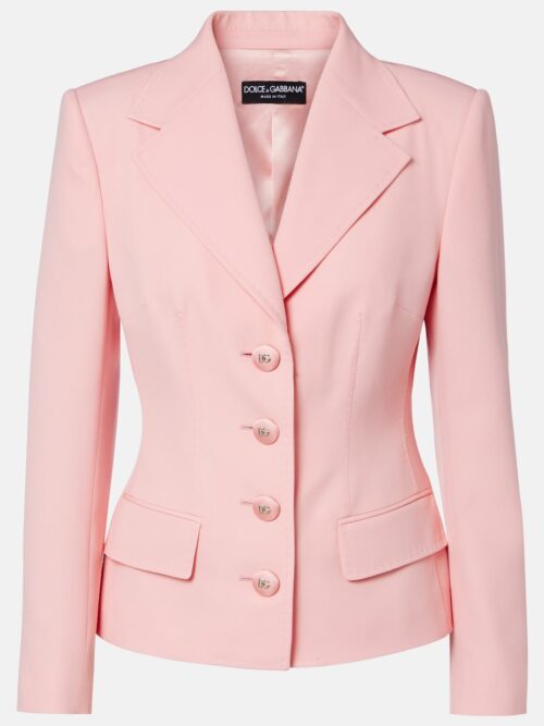 Dior Bar Jacket — Pale Pink Wool