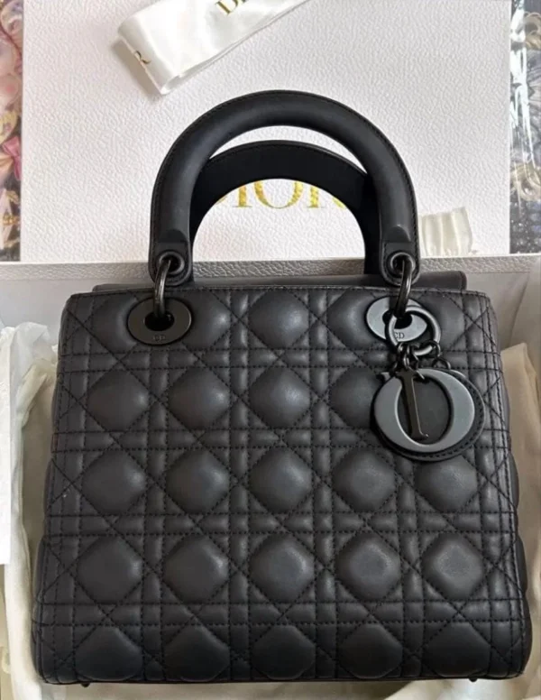 Dior Lady Dior Medium Bag — Black Cannage