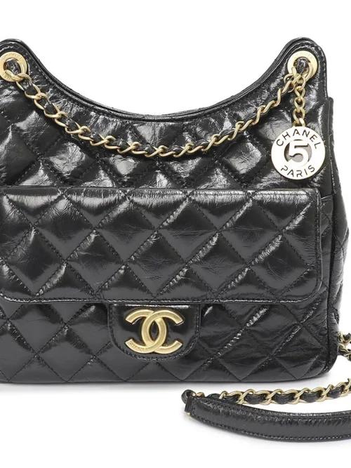 Chanel 22 Bag — Shiny Calfskin Black
