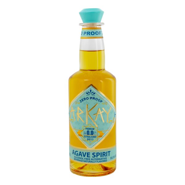 Arkay Zero Proof Tequila/Agave Spirit Alternative Alcohol Free 33.3 FL OZ / 1 Liter